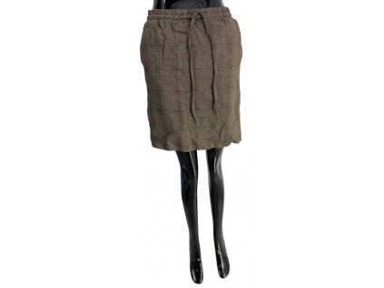 Dámská fashion sukně s kapsami More & More, kostkovaný vzor