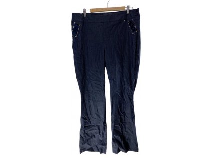 Dámské společenské kalhoty s ozdobou po bocích, CAMOMILLA, šedá barva