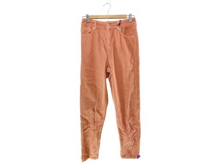 Dámské manšestrové kalhoty, WHY 7, korálová barva
