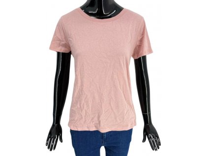 Dámské volné tričko s krátkým rukávem, SARAH JOHN, světle růžová
