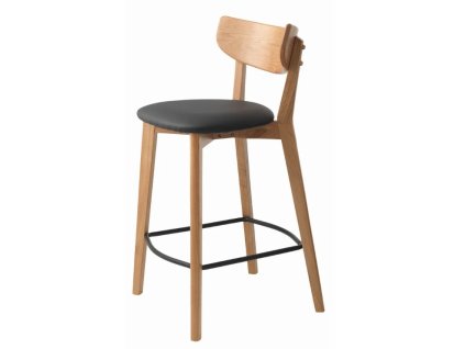 Barová židle z dubového dřeva Unique Furniture Pero