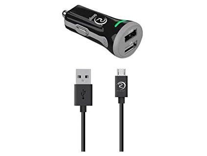 Sada nabíječky do auta a napájecího kabelu microUSB