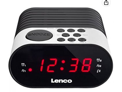 Rádiobudík Lenco CR-07 s PLL FM tunerem a LED displejem