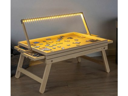 HI puzzle deska s LED osvětlením š/v/h: cca 54x27x40 cm