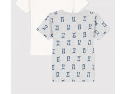 Chlapecká bavlněná trička s krátkým rukávem - 2 kusy