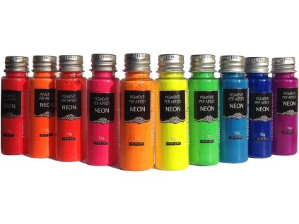 Resin Pro – Sada neonových barev, 10 x 10 g