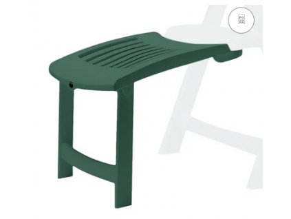 Opěrka nohou pro skládací židli Florida zelená