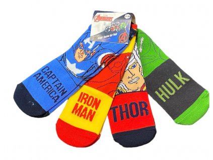 Chlapecké licenční ponožky, Marvel Avengers, 4 páry