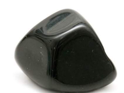Černý obsidián + unakit - Kameny v dárkovém sáčku