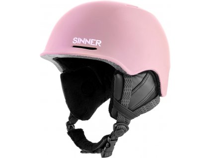 Lyžařská helma SINNER  Fortune, matná růžová - Velikost 57