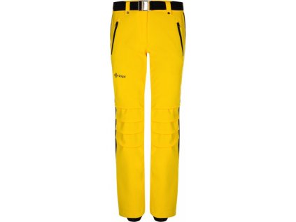 Kilpi HANZO-W žluté zimní lyžařské kalhoty