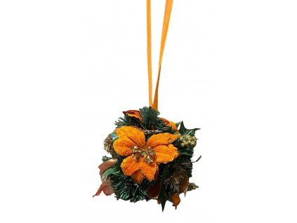 Vánoční dekorace - závěsná koule, 20 cm
