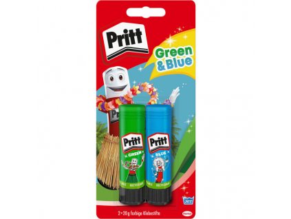 Lepicí tyčinky Pritt Green & Blue  2x20 gramů