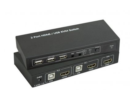 HDMI KVM přepínač SpeaKa Professional 2 × 1