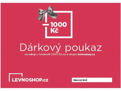Nákupní poukázka na 1.000 Kč  Doplňový prodej