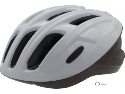 Cyklistická helma Dynamic, bílá  Lehce poškozený obal