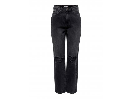 Dámské džíny s vysokým pasem Only, černé