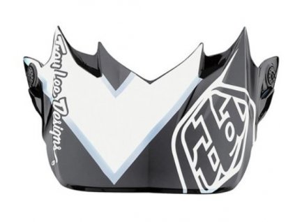 Troy Lee Designs SE4 Beta Silver Visor Náhradní hledí pro helmy - motocross