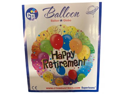 Párty balónek - odchod do penze, výslužba