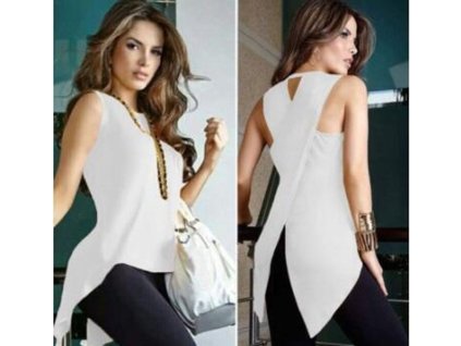 Dámské tílko se zajímavě řešenými zády - 5 barev