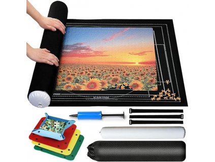 Podložka na skládání puzzle s příslušenstvím