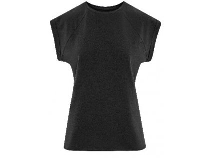 Černé tričko bavlněné klasické