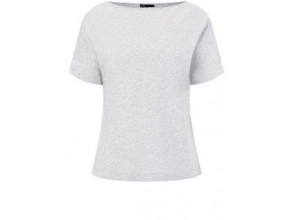 Šedé tričko bavlněné klasické