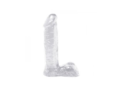 1182 transparentni dildo 19cm