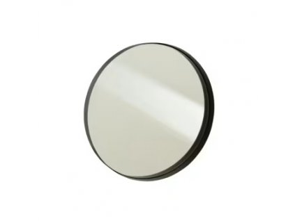 miroire rond avec bord noir en metal 50x50x5 cm (1)