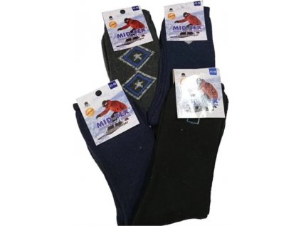 Vysoké teplé ponožky - 1 pár v balení