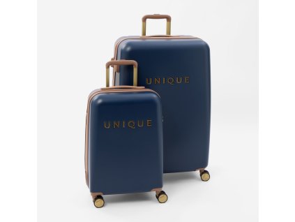 2-dílná sada kufrů UNIQUE bordeaux  Nové