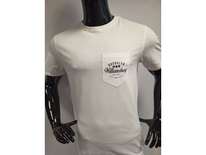 Triko Brooklin Williamsborg, bílé