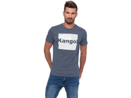 Pánské triko s krátkým rukávem KANGOL, modrošedé
