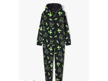 Dětské pyžamo Minecraft jumsuit teplé