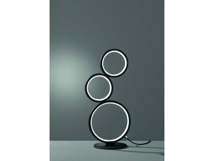 Stolní LED lampa RONDO - černá