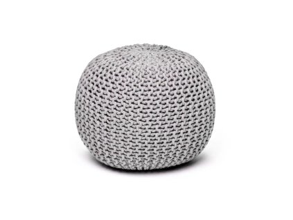 Šedohnědý sedací puf Bonami Essentials Jagger