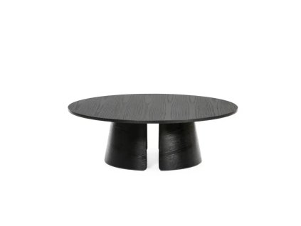 Černý konferenční stolek Teulat Cep, ø 110 cm