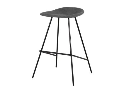 Šedá barová židle TED  Rozbalev(n)o