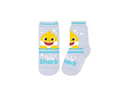 BABY SHARK Dětské ponožky - Šedé
