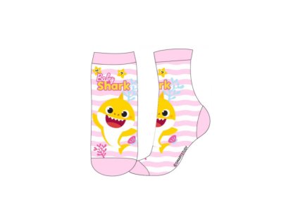 BABY SHARK Dětské ponožky -Růžové