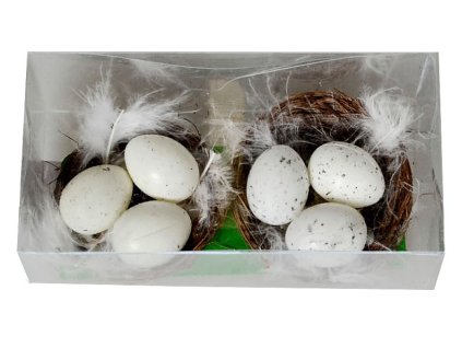 Hnízdo x 2 ks s vajíčky, Display Box