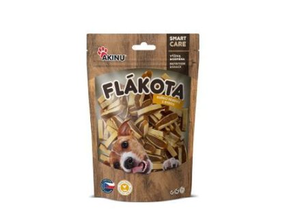 Akinu Flákota Kuřecí & rybí sendvič pamlsek pro psy 100 g