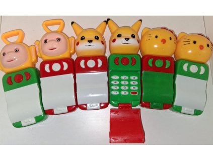 Dětský hrací vyklápěcí telefon