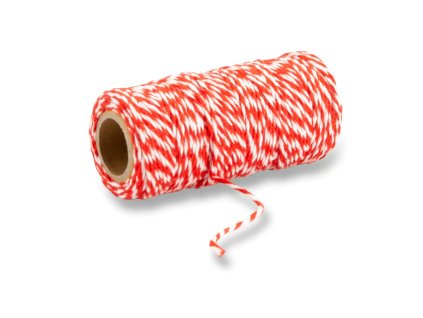 Blokker keukentouw – 40 meter – rood/wit (verlaagde besteleenheid)