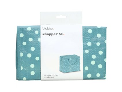 Blokker shopper XL Dots – 48 x 28 x 55cm