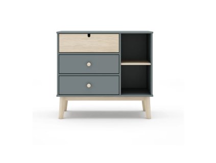 Dětská komoda Estefania  Rozbale(v)né, 4 desky jsou poškozeny viz foto