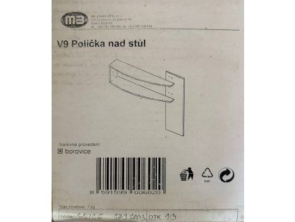 VA09 polička bor  Nové zboží