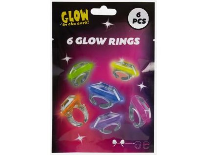 Party svítící prstýnky