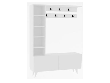 Předsíňová sestava Bahar bílá  Rozbale(v)no chybí nožičky