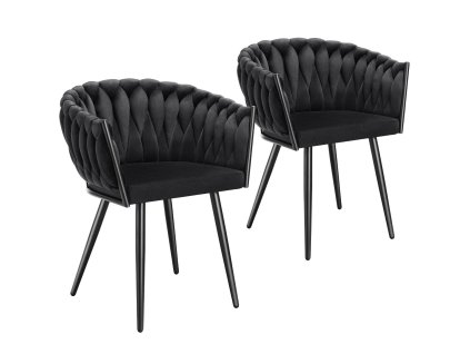 Set jídelních židlí Astano černá Sada 2 kusů
